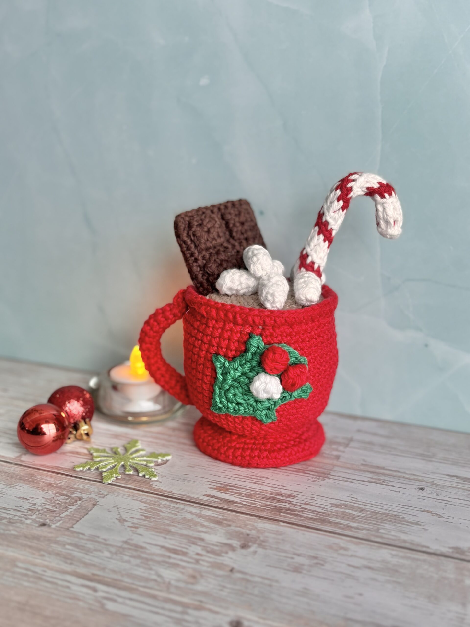 Hot Cocoa Crochet Mug