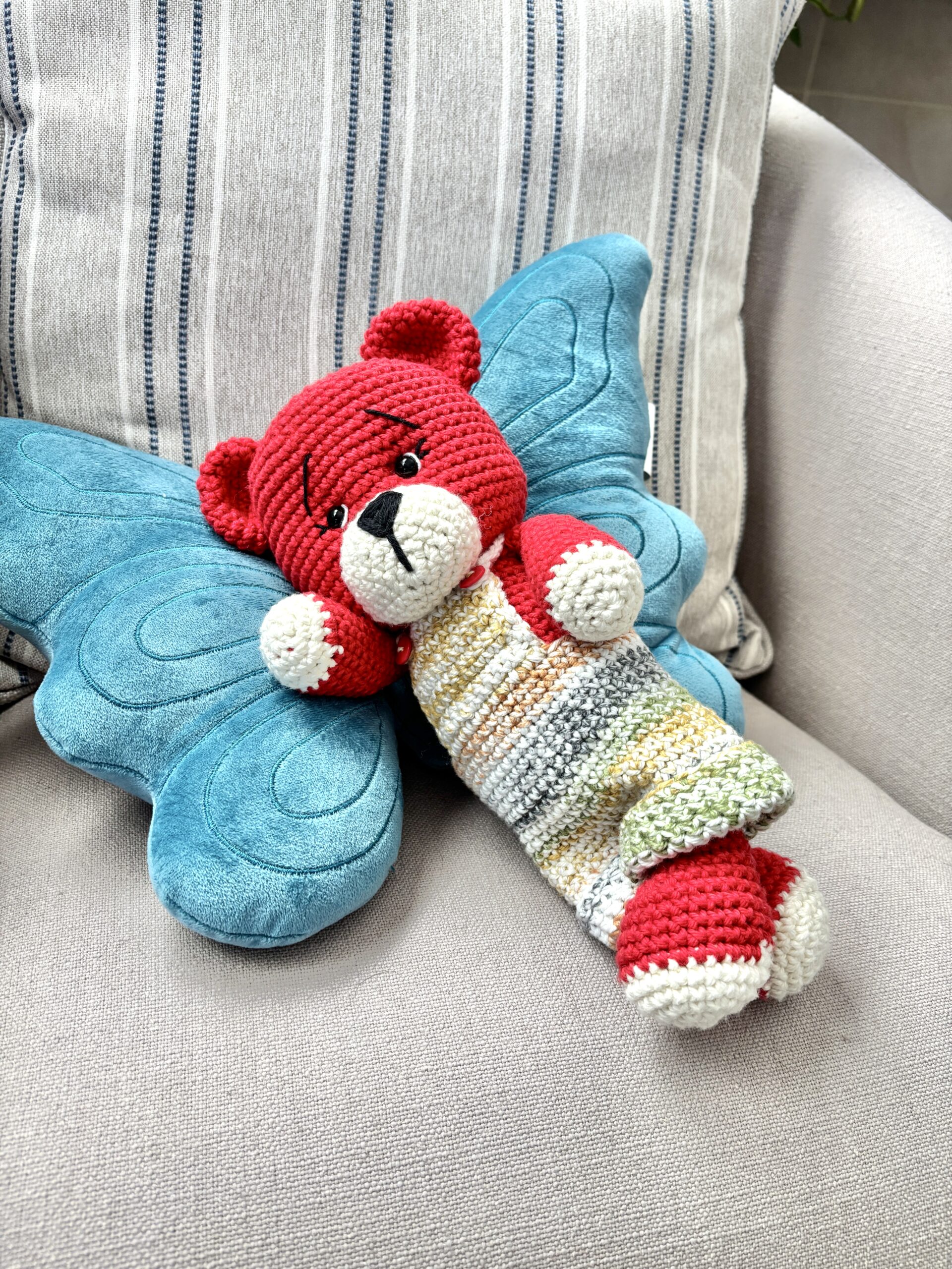 crochet teddy bear