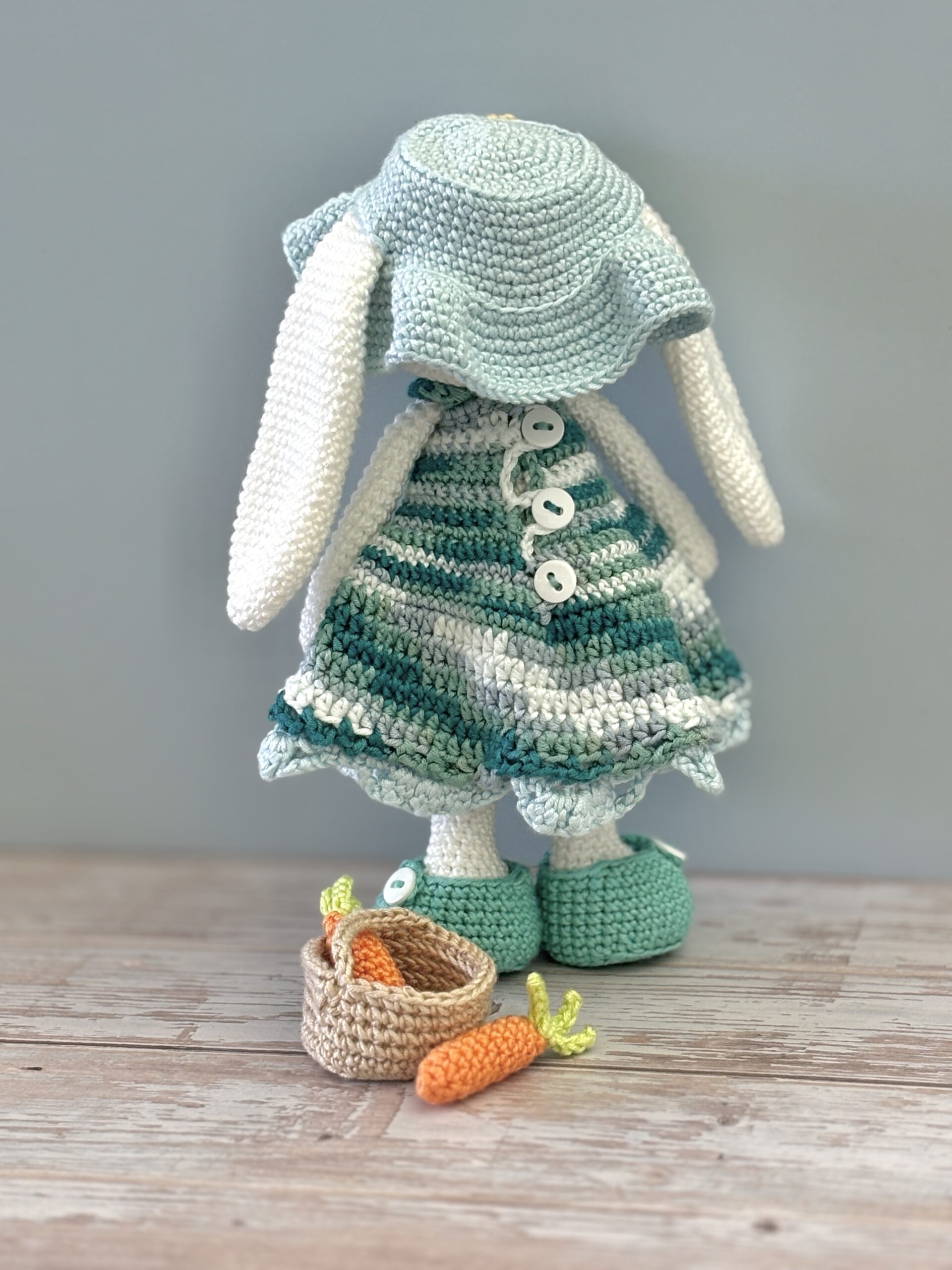 crochet bunny back part of dress