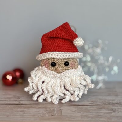 Santa Ornament Crochet Pattern | Christmas Amigurumi | Holiday Tree Decor | PDF Pattern