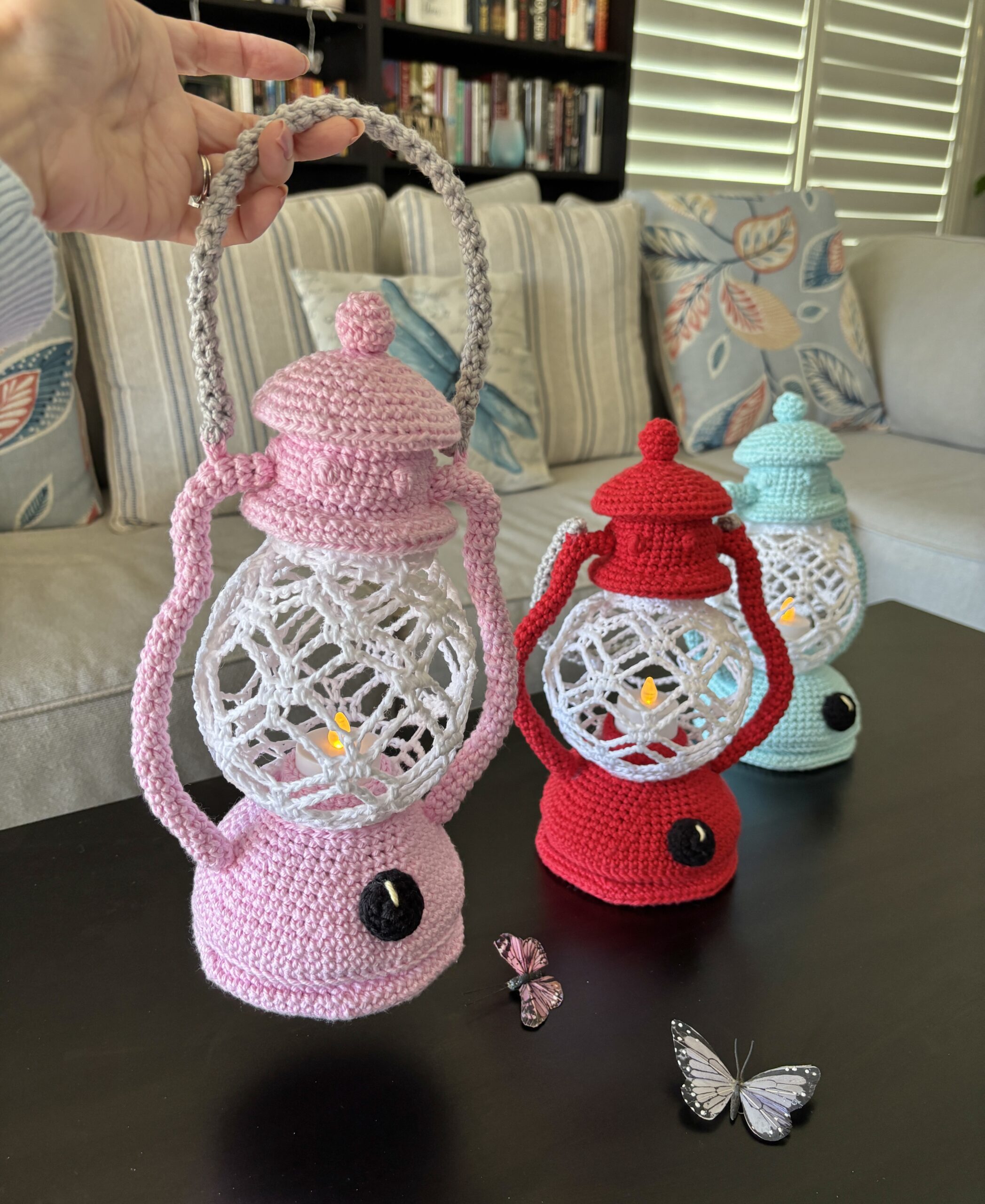 Crochet Lantern Pattern | Amigurumi | LED Tea Light Holder | PDF Pattern - Image 9