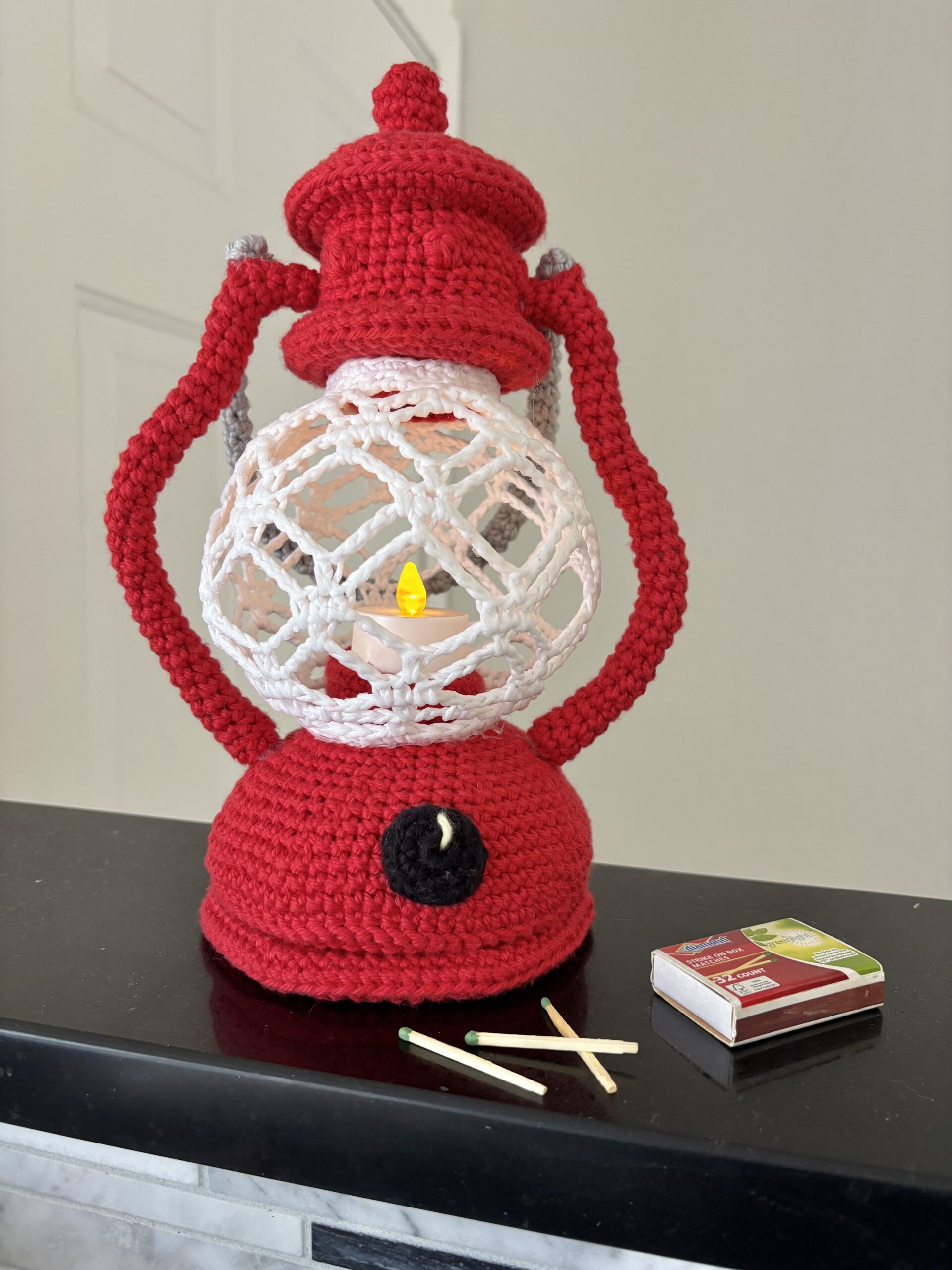 Crochet Lantern Pattern | Amigurumi | LED Tea Light Holder | PDF Pattern - Image 8