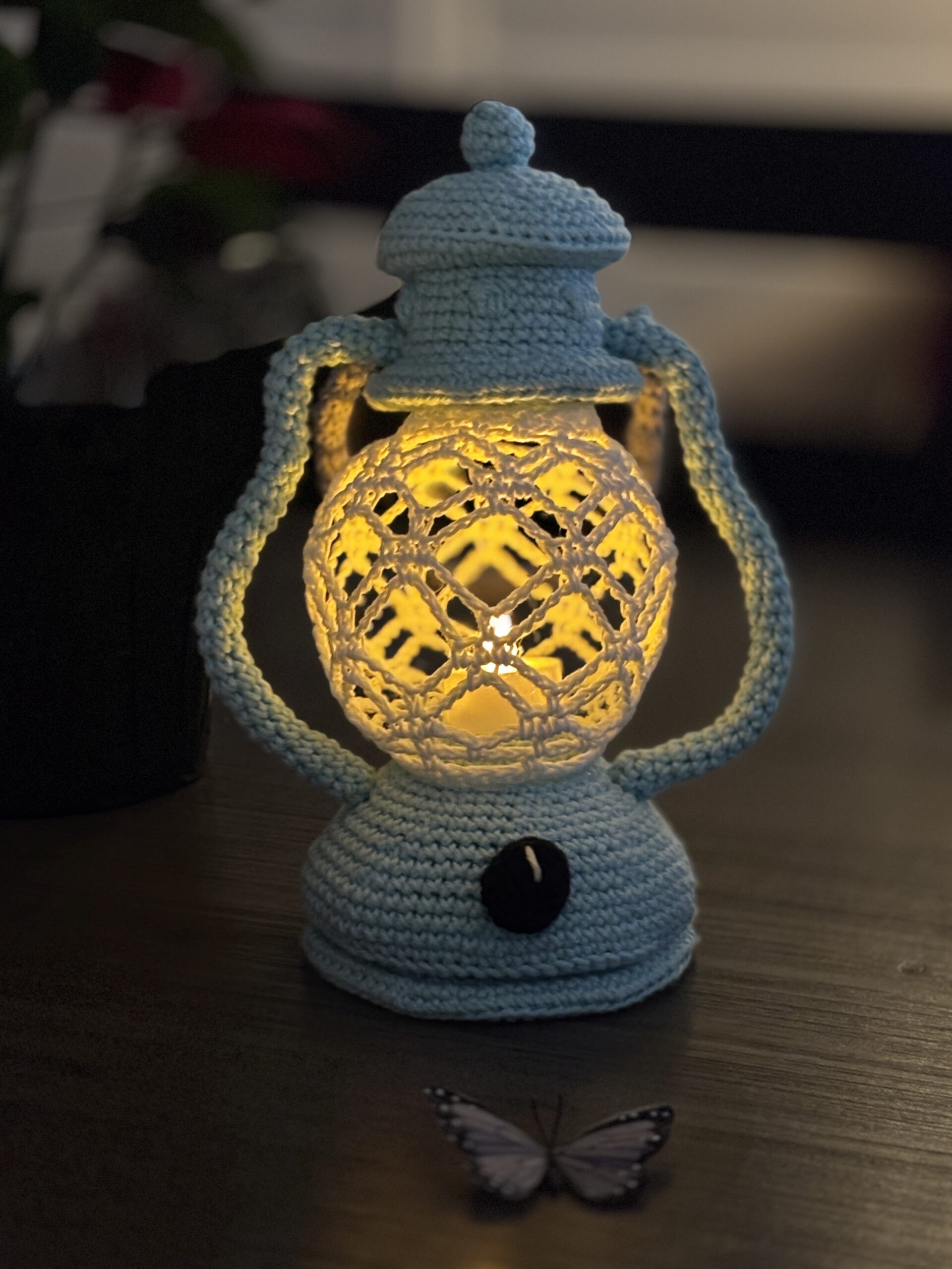 Crochet Lantern Pattern | Amigurumi | LED Tea Light Holder | PDF Pattern - Image 7