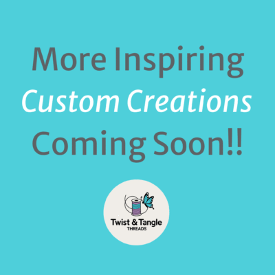 more custom creations coming soon banner